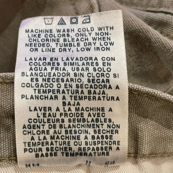 Wrangler Riggs Workwear Pants Men's 34 x 32 Khaki Carpenter Ripstop Carpenter - Picture 7 of 8